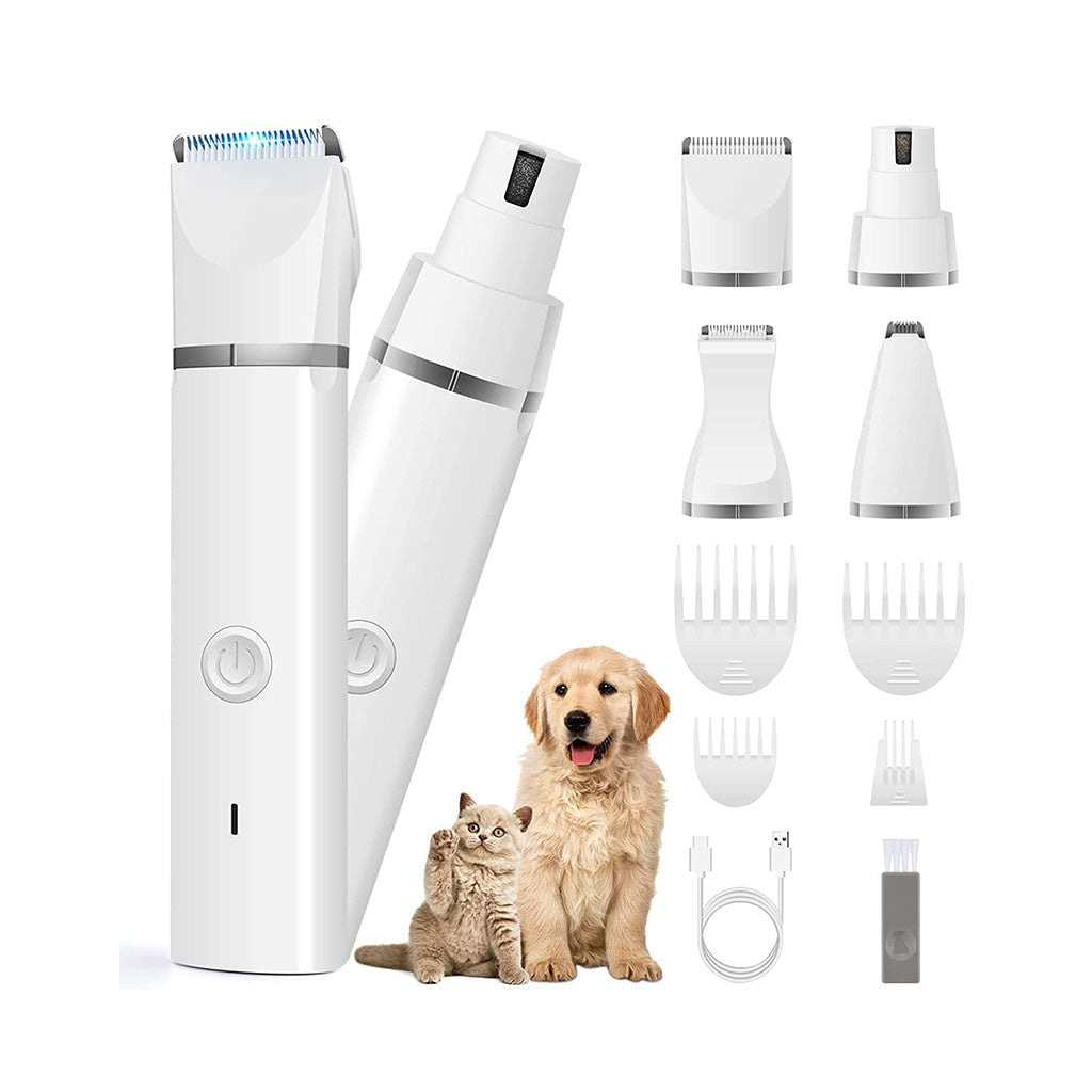 Dog Clippers Grooming Kit – Low Noise, Cordless & Rechargeable -  Furball & Flourish