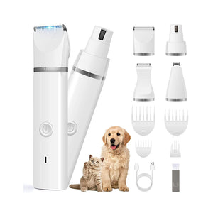 Dog Clippers Grooming Kit – Low Noise, Cordless & Rechargeable -  Furball & Flourish