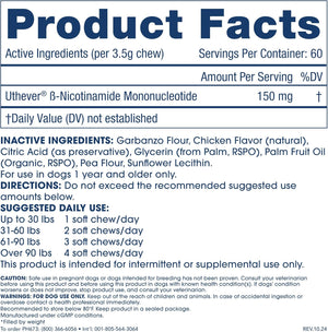 Longevity Pet Longevity NMN Chews for Dogs (150 Mg, 60 Chews)